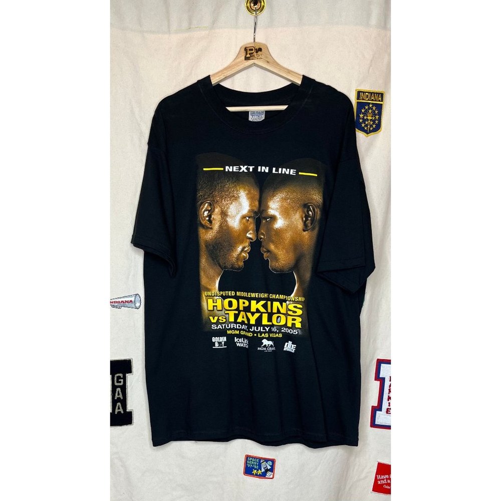 Vintage Hopkins Vs Taylor Middleweight Championship T-Shirt: XL